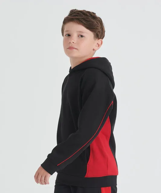 Black and red kids pullover hoodie
